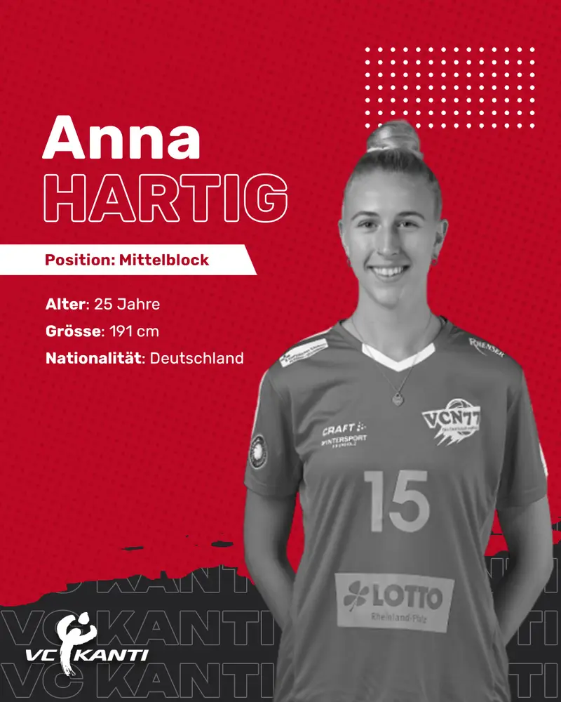 Anna Hartig im Kanti-Trikot